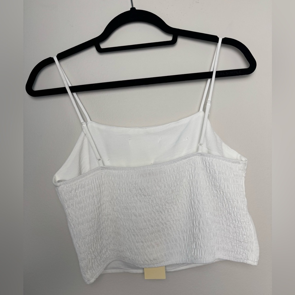 Top with 3D corsage in white Monteau, size L - Picture 9 of 11
